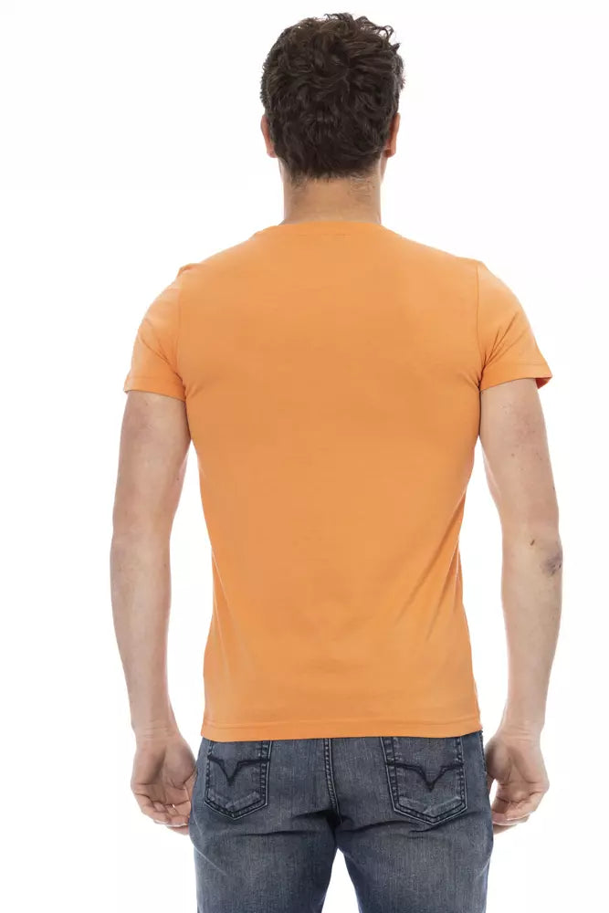 Trussardi Action Orange Cotton Men's T-Shirt