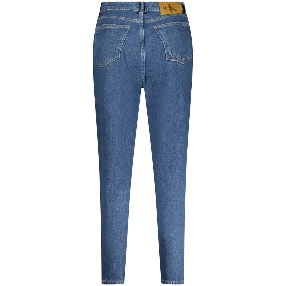 Calvin Klein Blue Cotton Women Jeans