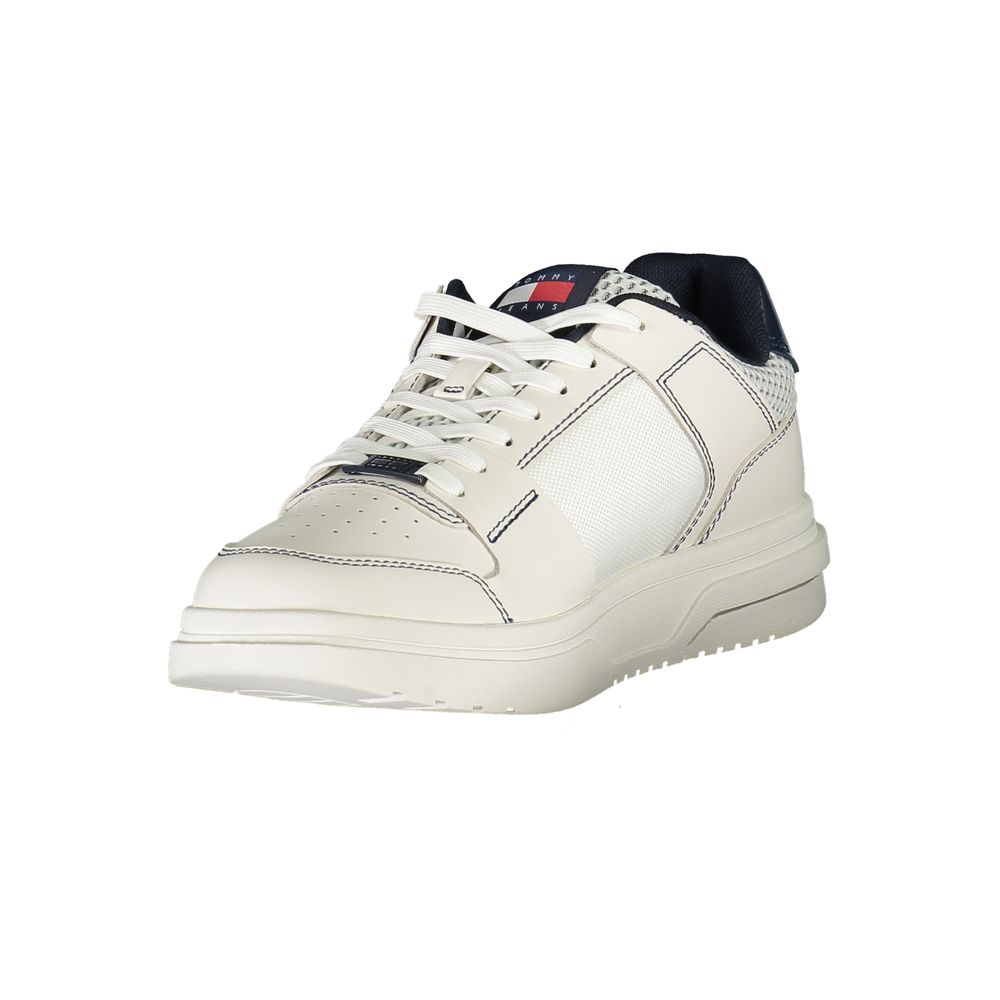 Tommy Hilfiger Blue Leather Men Sneaker