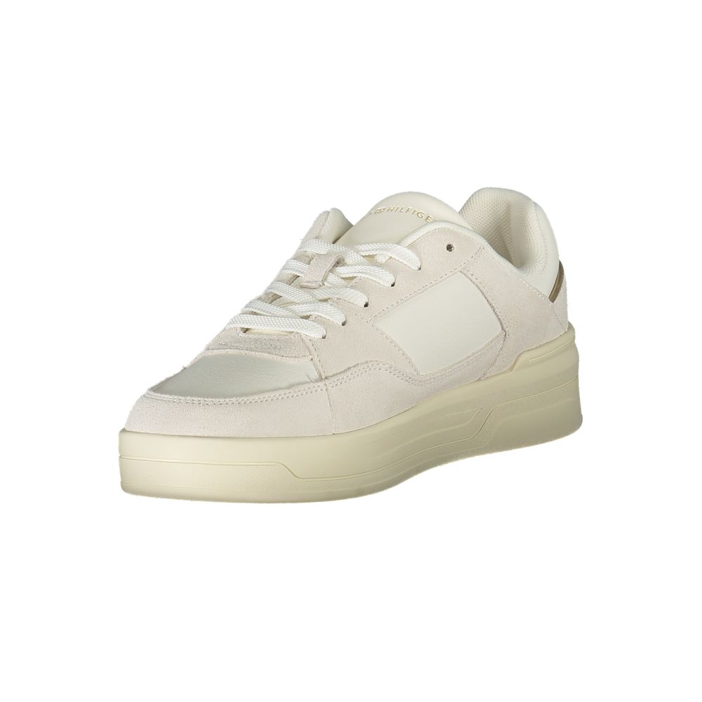 Tommy Hilfiger White Leather Women Sneaker