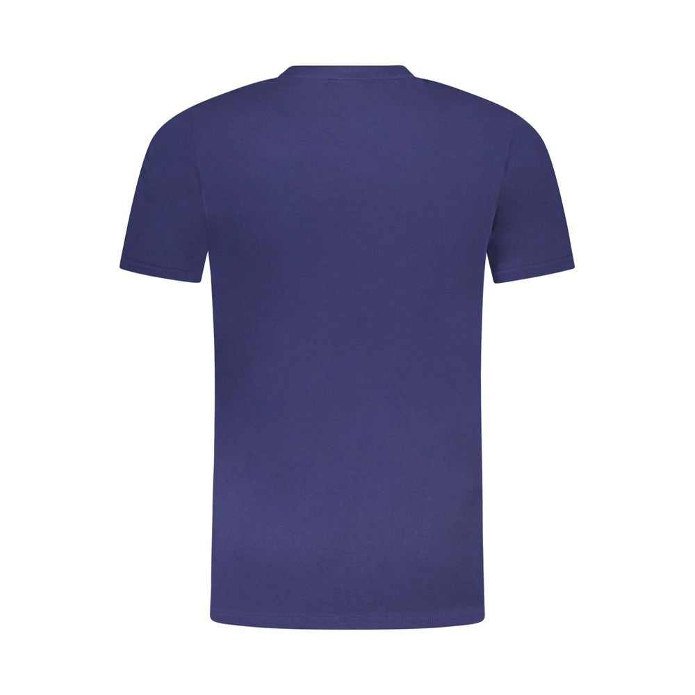 Cavalli Class Blue Cotton Men T-Shirt