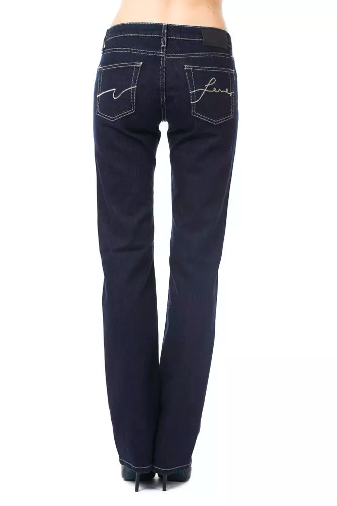 Ungaro Fever Blue Cotton Women's Jeans
