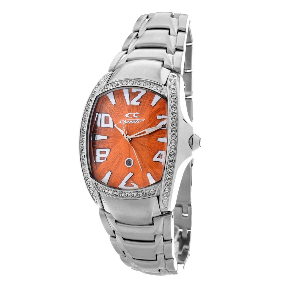 Chronotech Silver Stainless Steel Watch