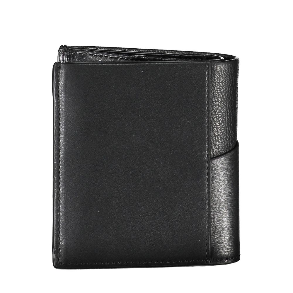 Calvin Klein Black Recycled Polyester Men Wallet