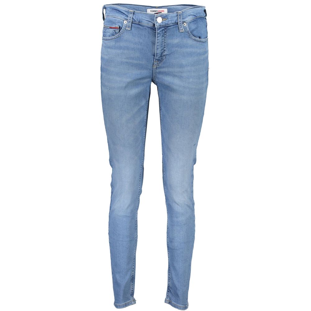 Tommy Hilfiger Blue Cotton Women Skinny Jean