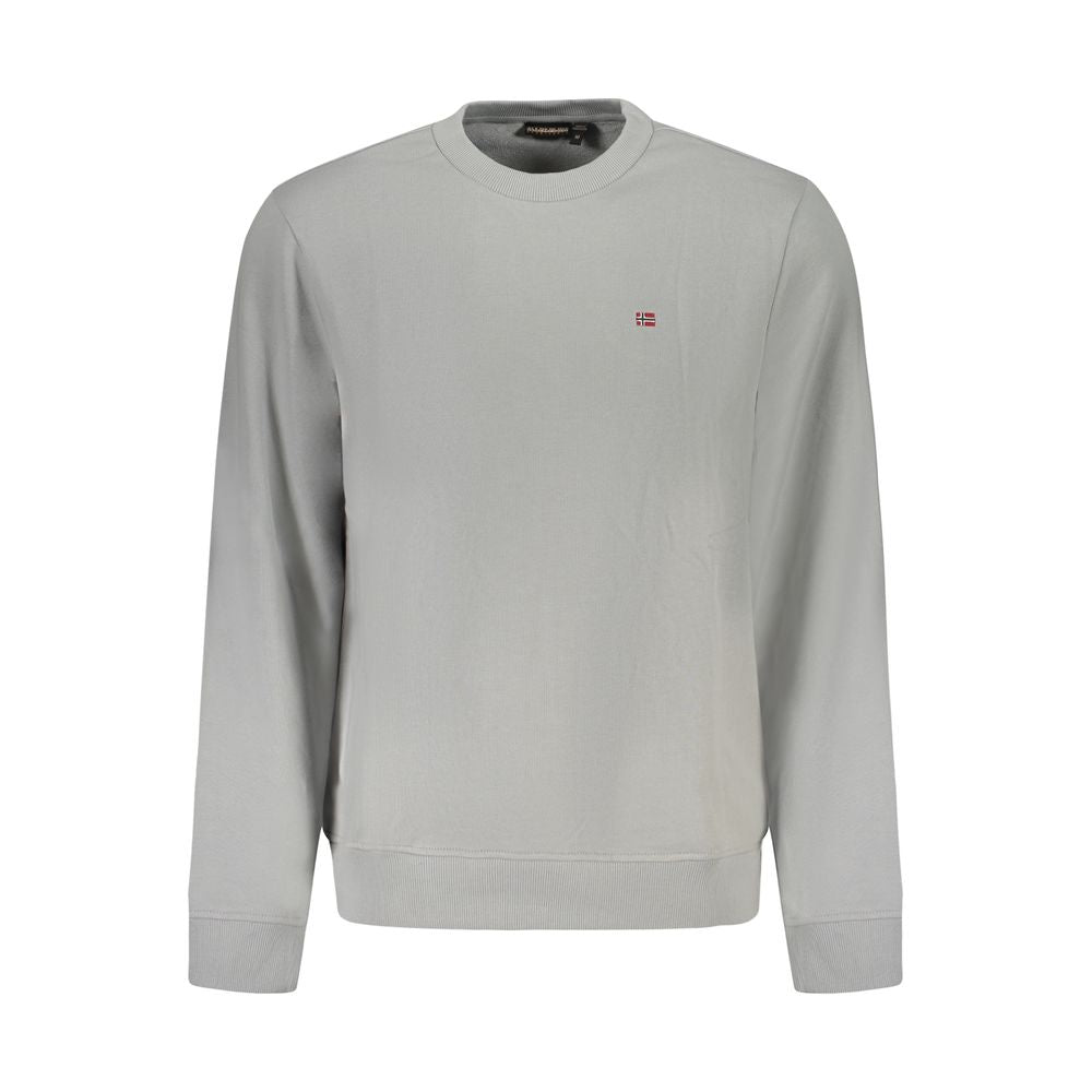 Napapijri Gray Cotton Men Sweater