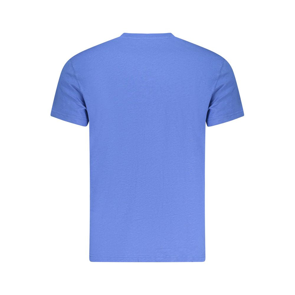 tommy Hilfiger Blue Cotton Men T-Shirt