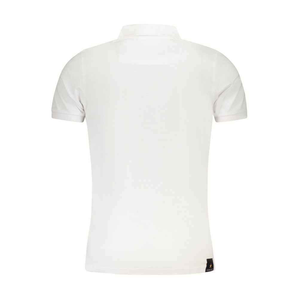 Accademia Militare White Cotton Polo Shirt