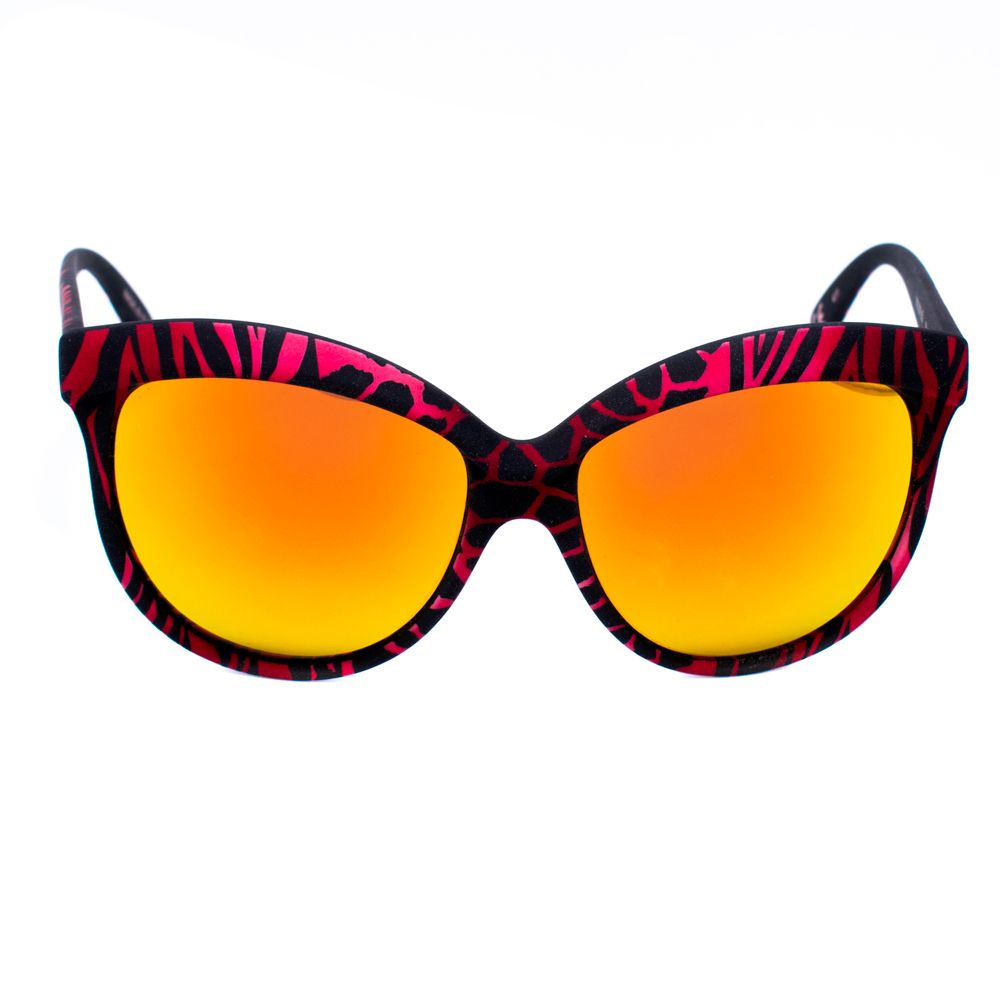 Italia Independent Red Acetate Sunglasses