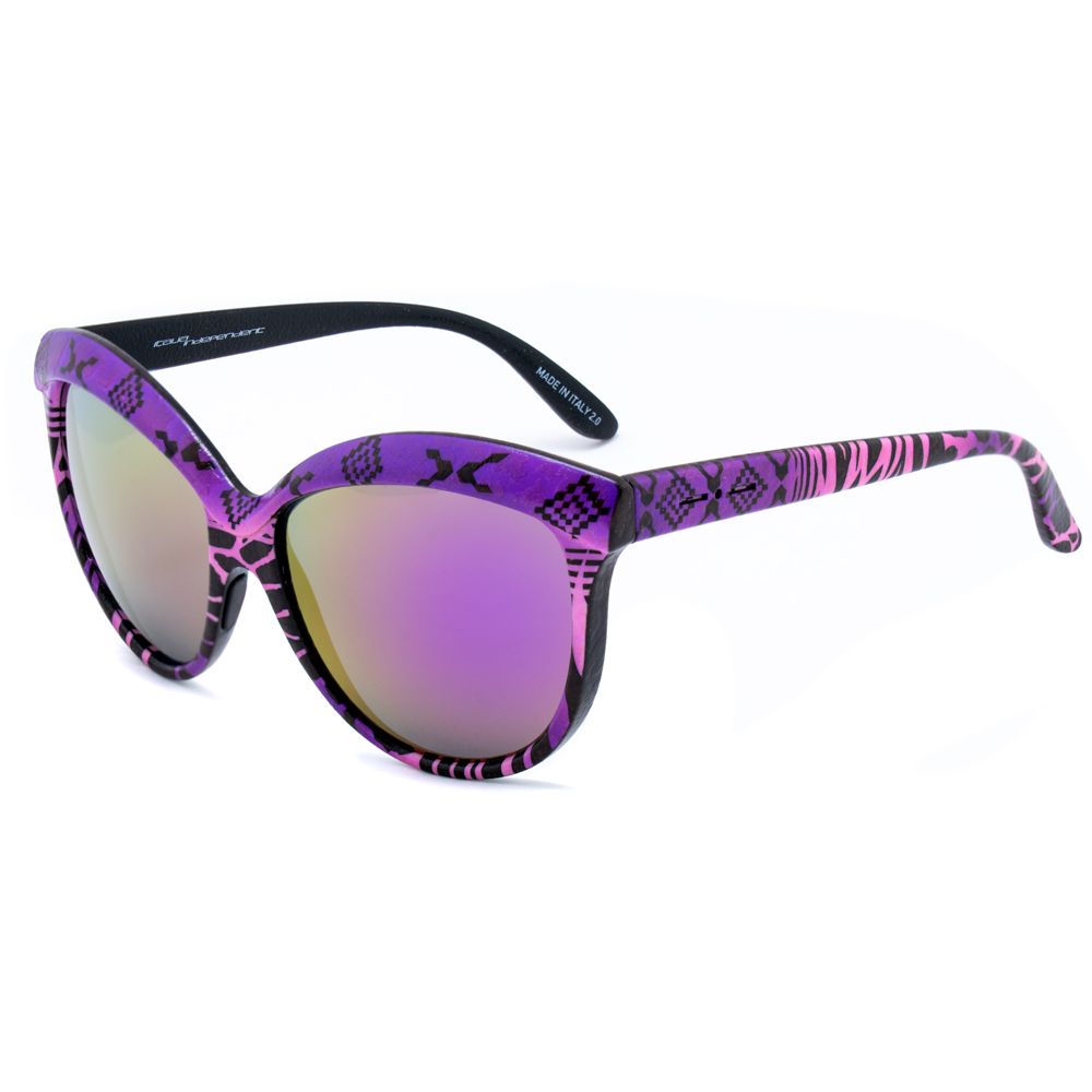 Italia Independent Purple Acetate Sunglasses