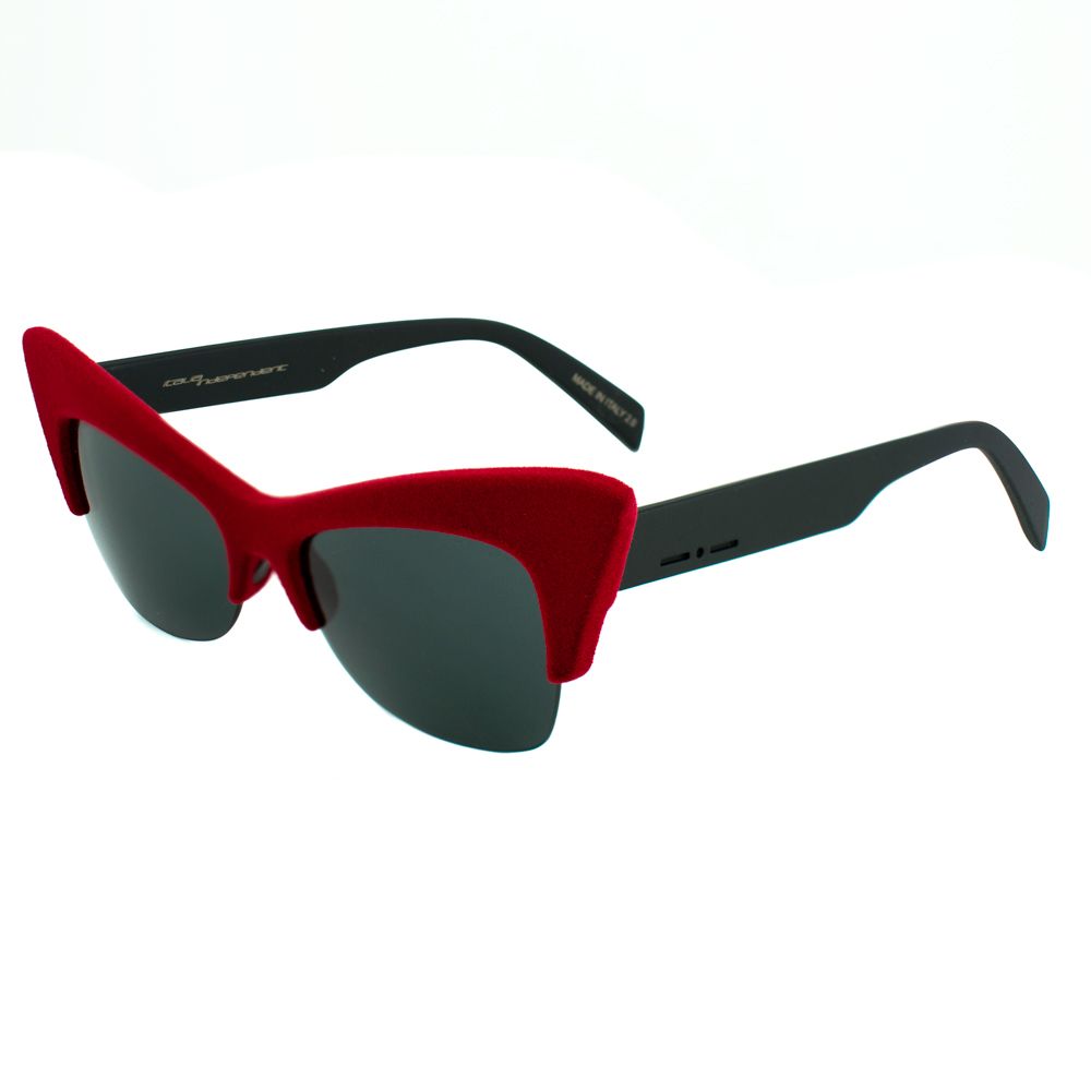 Italia Independent Red Acetate Sunglasses
