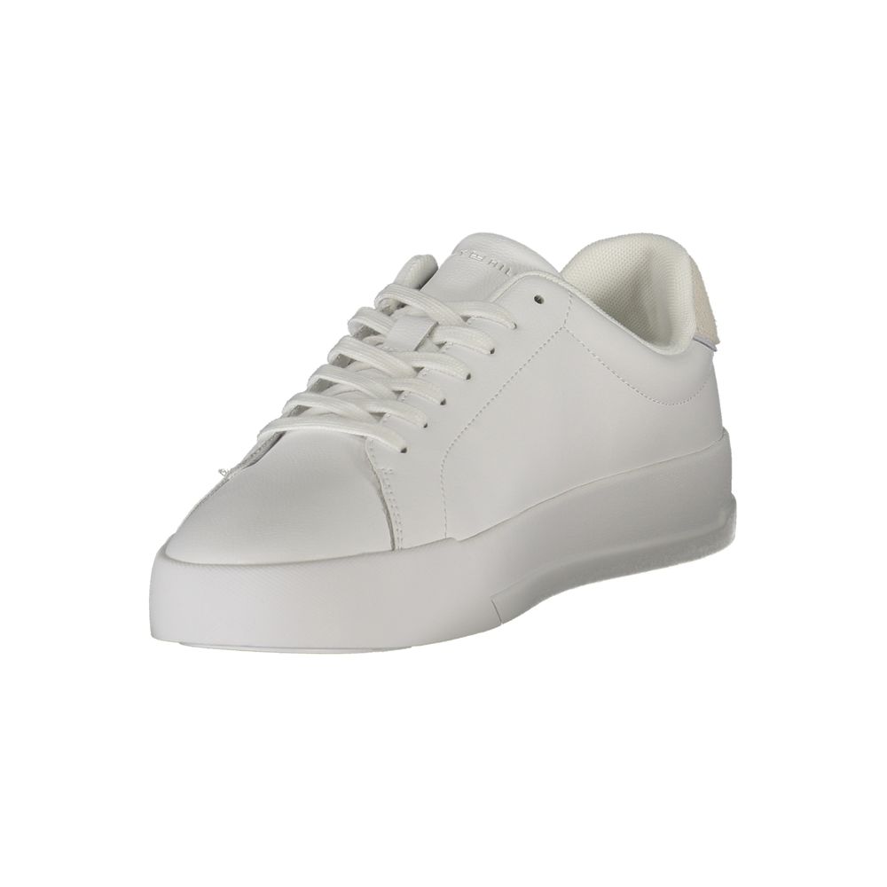 Tommy Hilfiger White Leather Men Sneaker