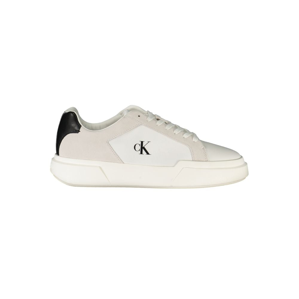Calvin Klein White Leather Men Sneaker