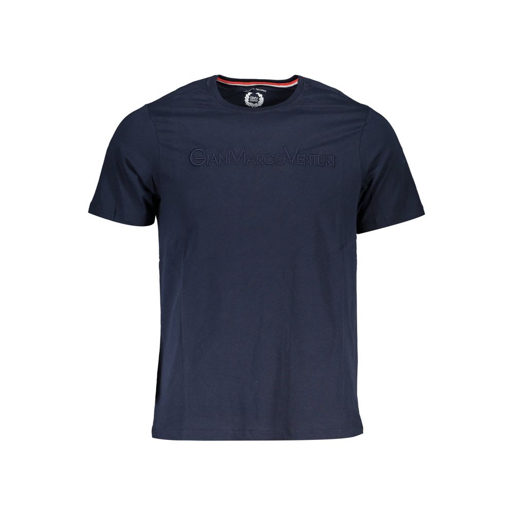 Gianmarco Venturi Blue Cotton T-Shirt